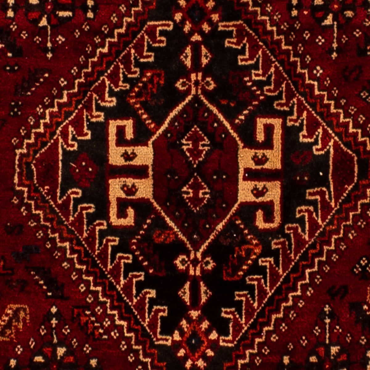 Perser Rug - Nomadic - 275 x 182 cm - dark red