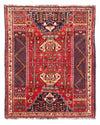 Qashqai Rug 107x135cm - Persian Rugs - Rectangle / Dark Red / 107 x 135 cm Rectangle