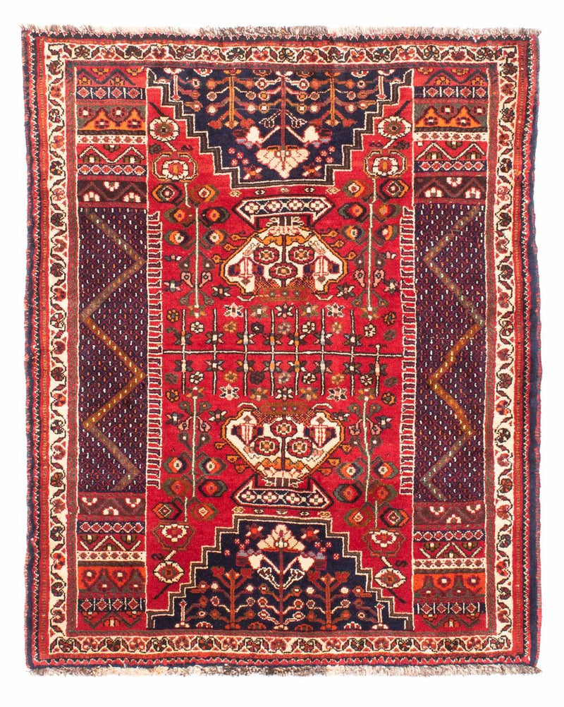 Perser Rug - Nomadic - 135 x 107 cm - dark red