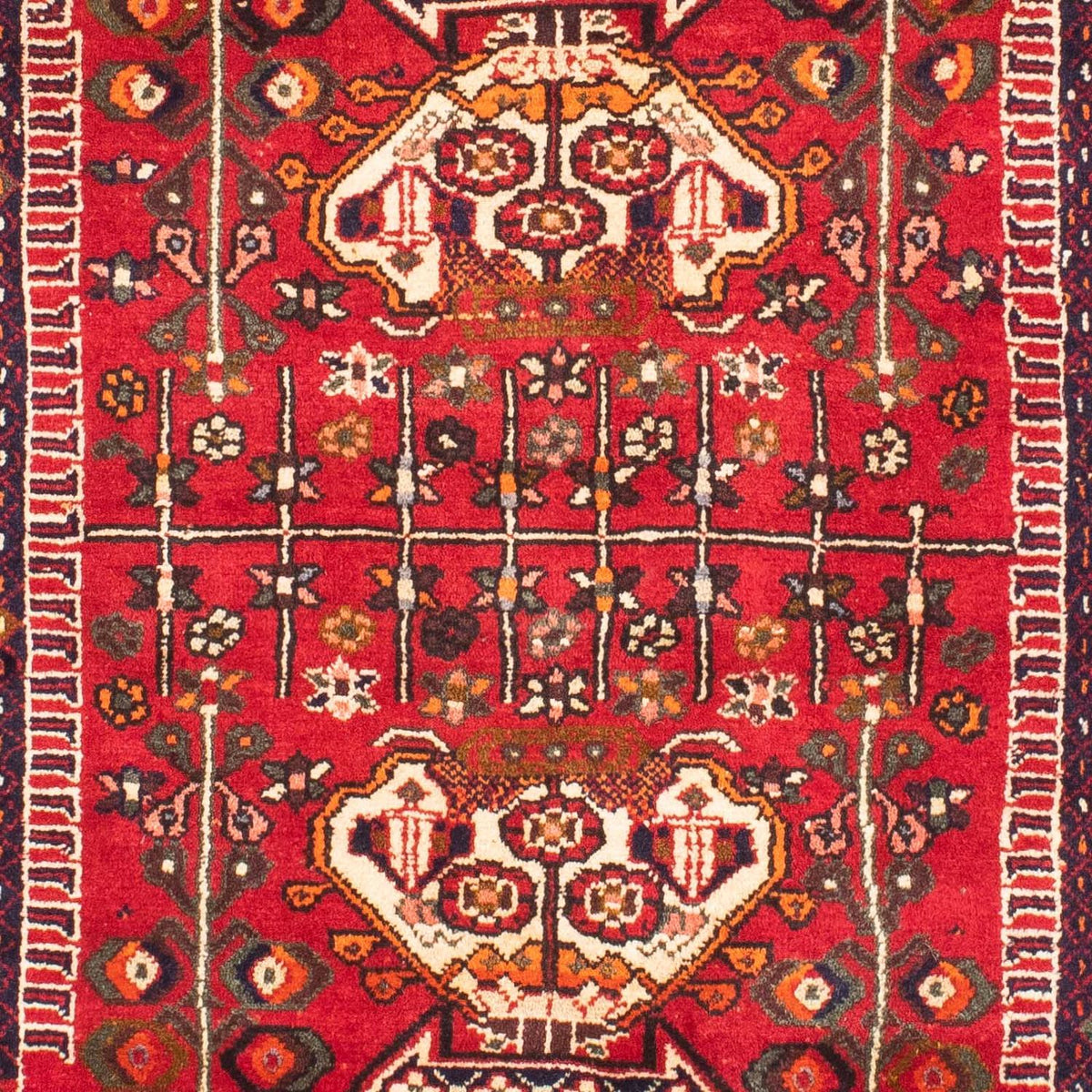 Perser Rug - Nomadic - 135 x 107 cm - dark red