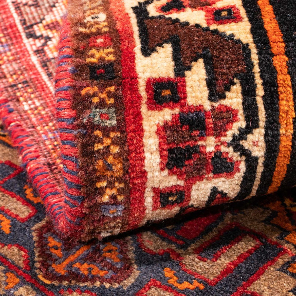 Perser Rug - Nomadic - 161 x 88 cm - dark red