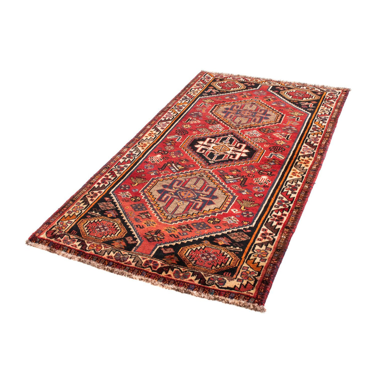 Perser Rug - Nomadic - 161 x 88 cm - dark red