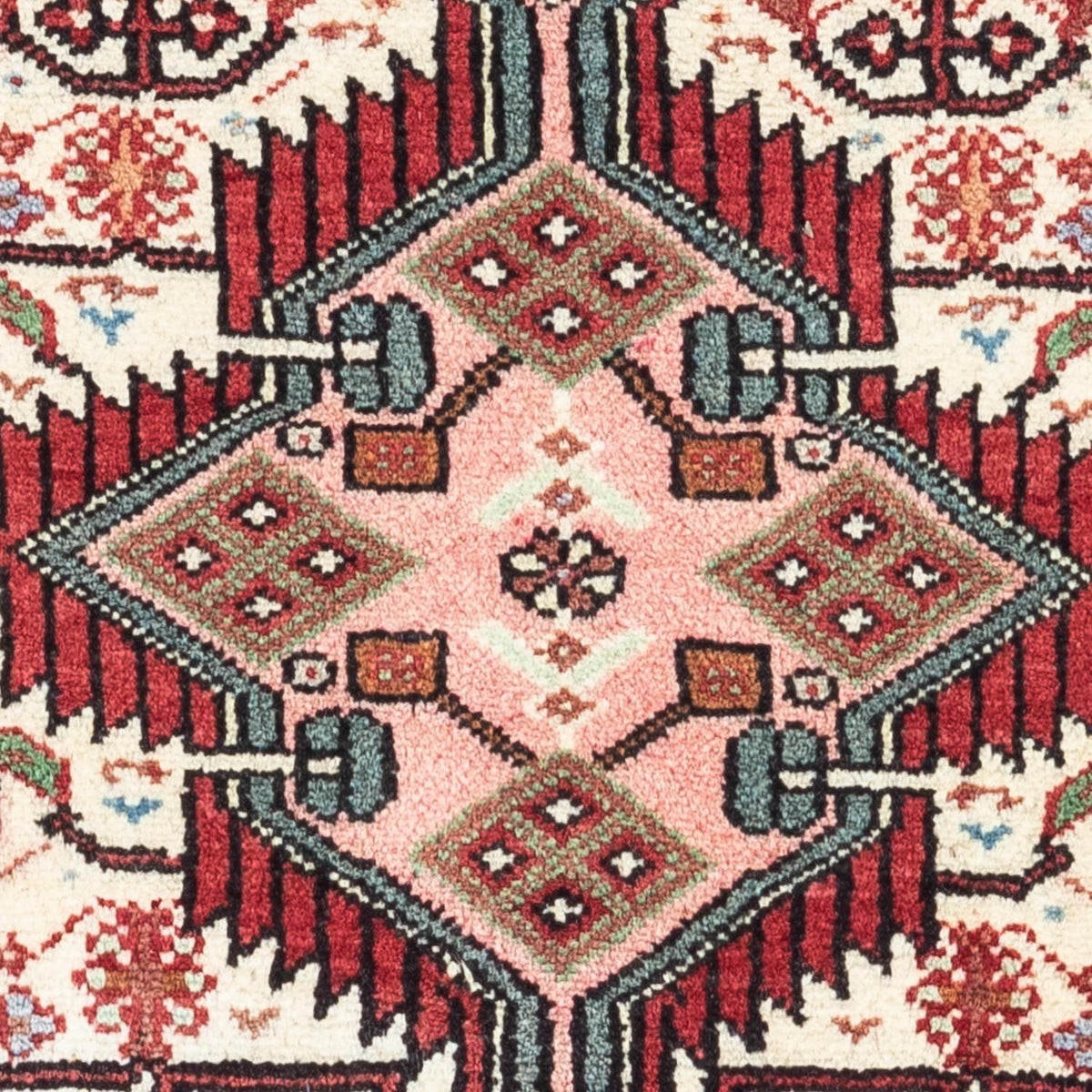 Perser Rug - Nomadic - 125 x 78 cm - light red