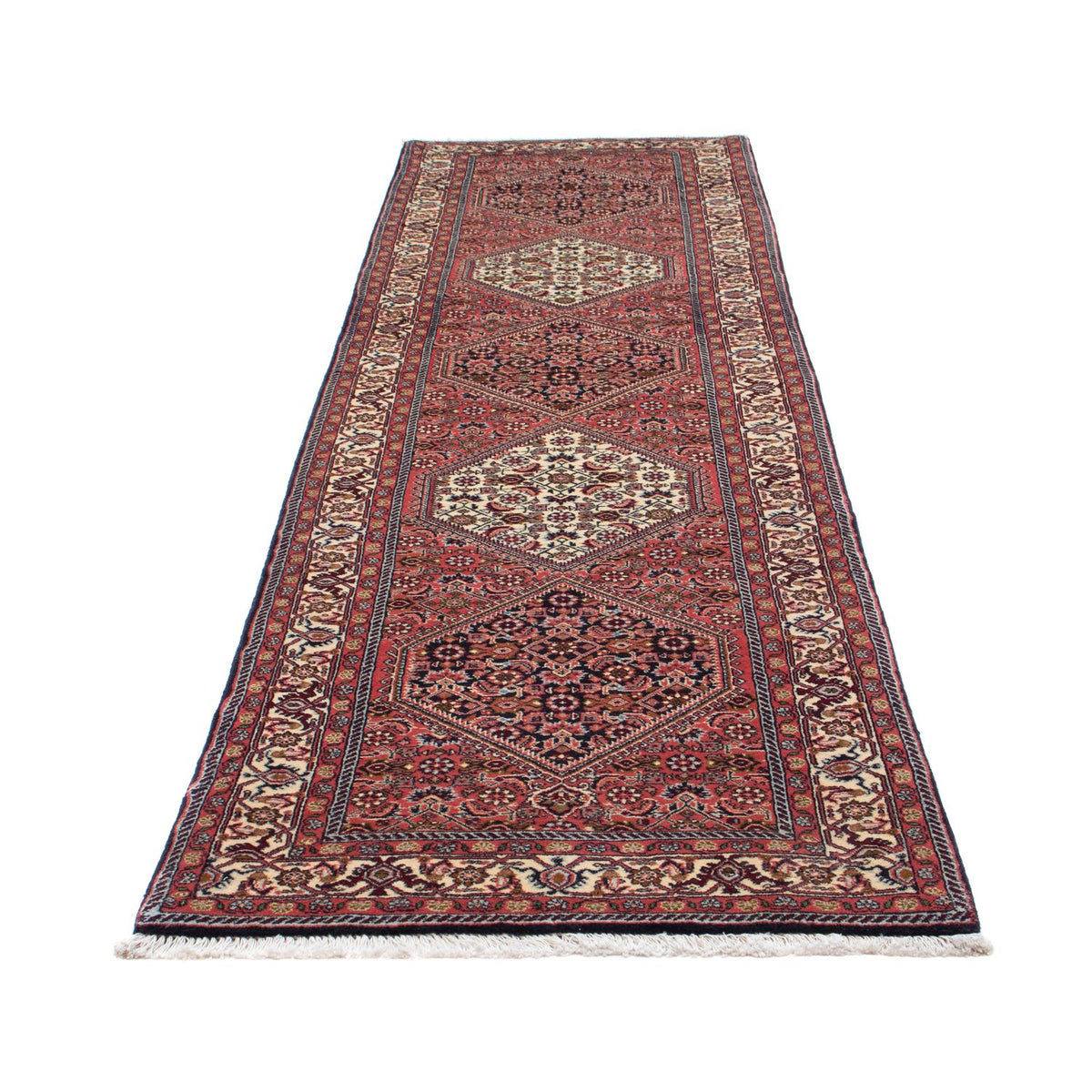 Runner Perser Rug - Bidjar - 313 x 83 cm - light red