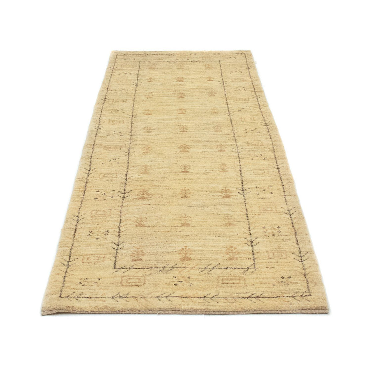 Runner Gabbeh Rug - Perser - 236 x 85 cm - beige