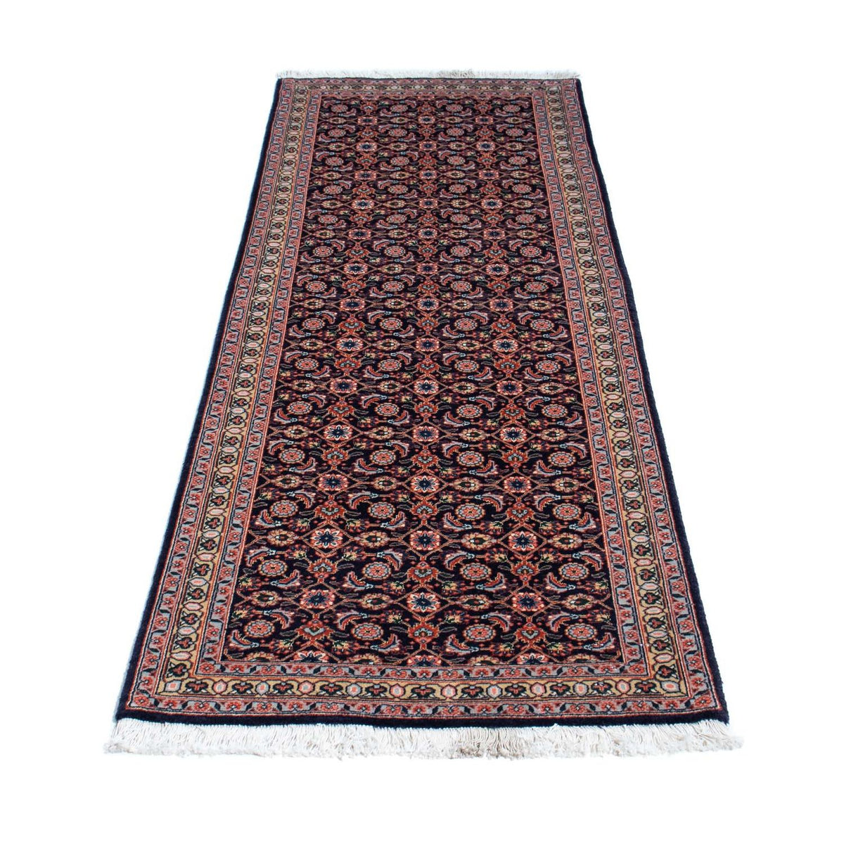 Runner Perser Rug - Tabriz - 204 x 75 cm - multicolored