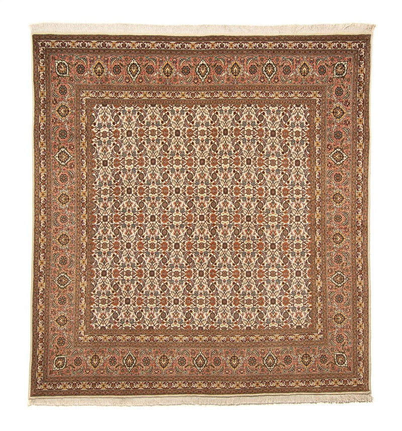 Perser Rug - Tabriz square  - 215 x 202 cm - light brown