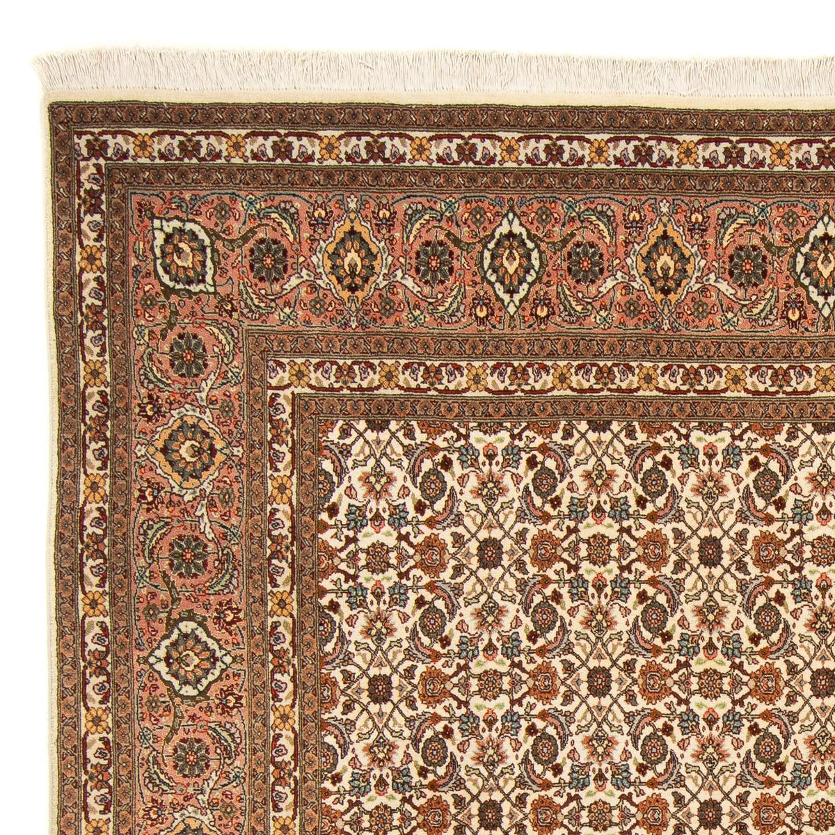 Perser Rug - Tabriz square  - 215 x 202 cm - light brown