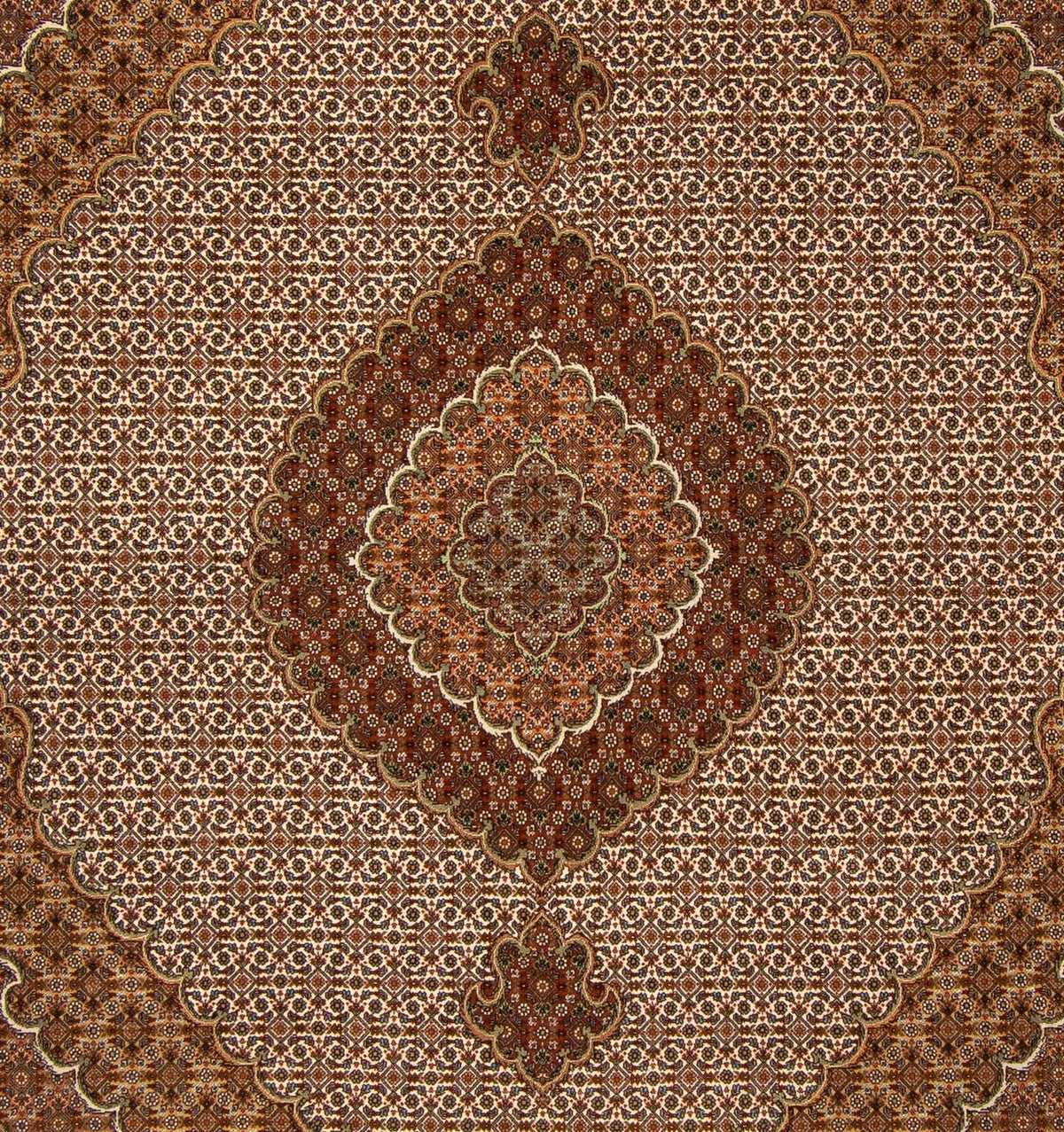 Perser Rug - Tabriz - 254 x 205 cm - brown