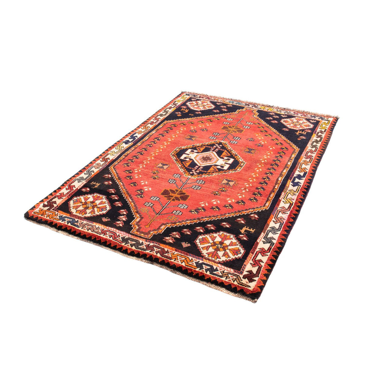 Perser Rug - Nomadic - 158 x 112 cm - dark red