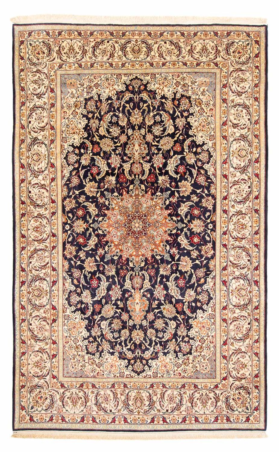 Perser Rug - Isfahan - Premium - 327 x 202 cm - dark blue