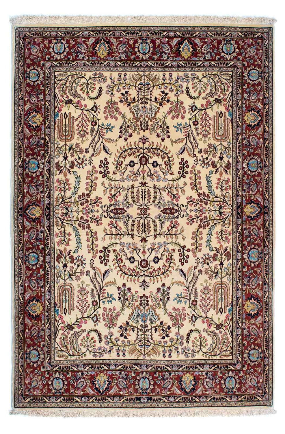 Perser Rug - Ghom - 207 x 142 cm - beige