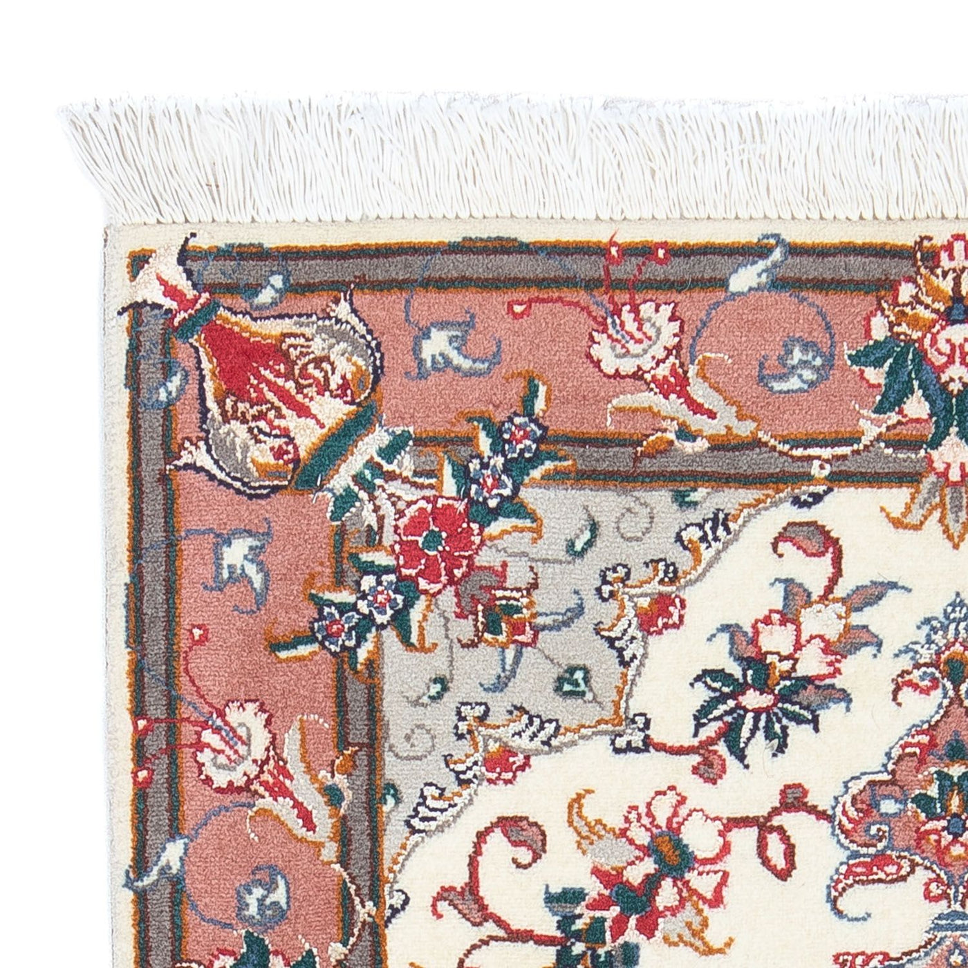 Tabriz - 50 Raj Rug 90x60cm - Persian Rugs