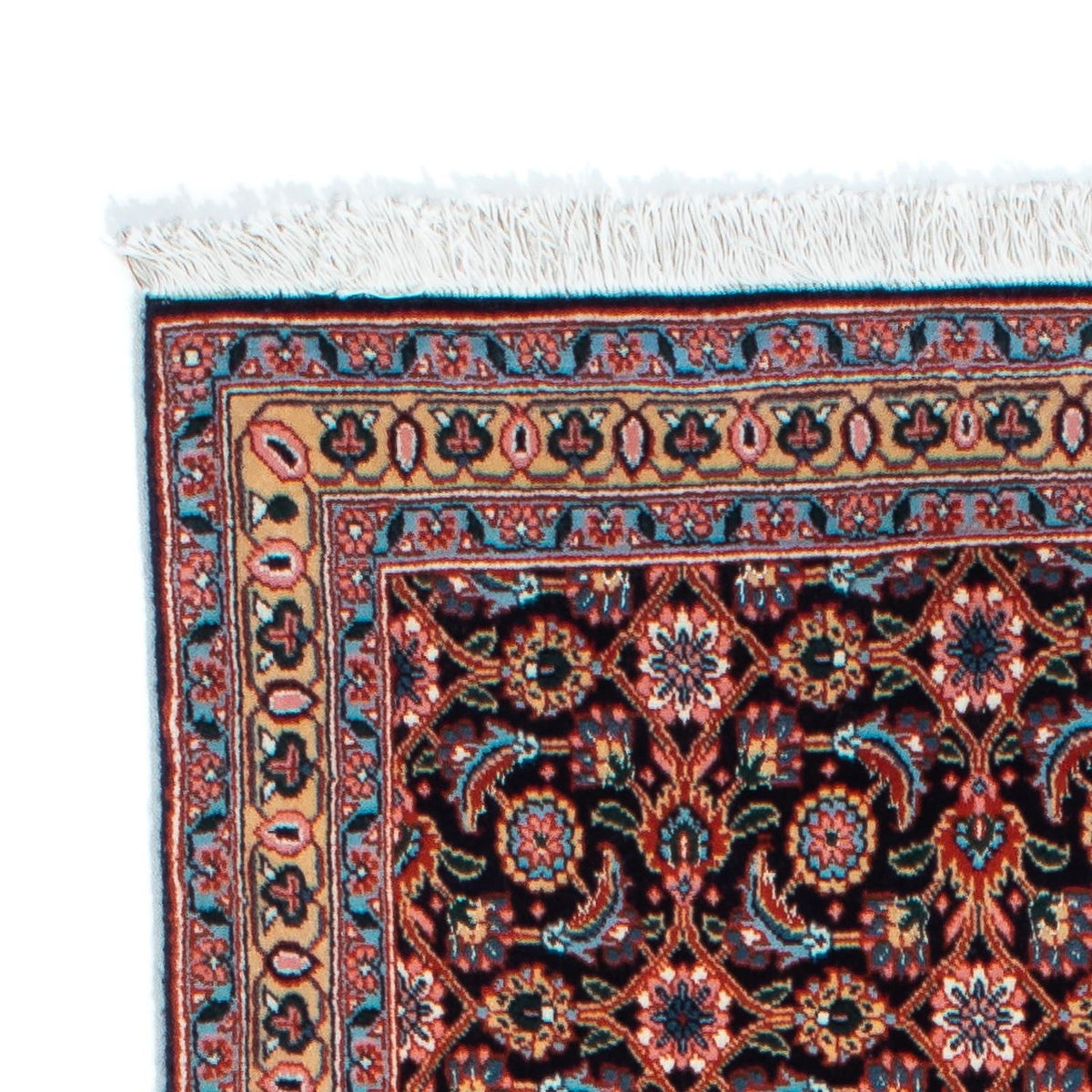 Runner Perser Rug - Tabriz - 202 x 67 cm - dark blue