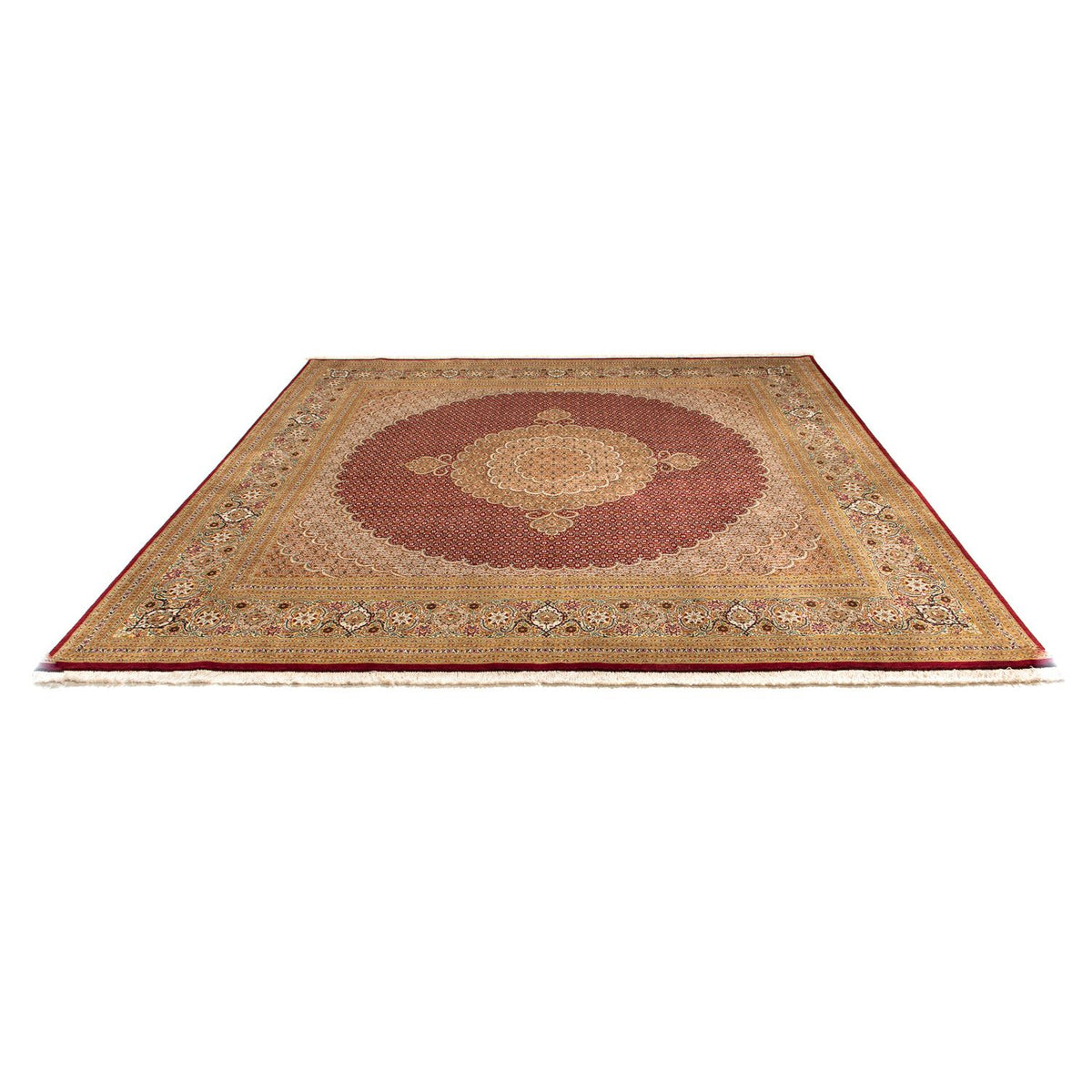 Perser Rug - Tabriz square  - 248 x 246 cm - dark red