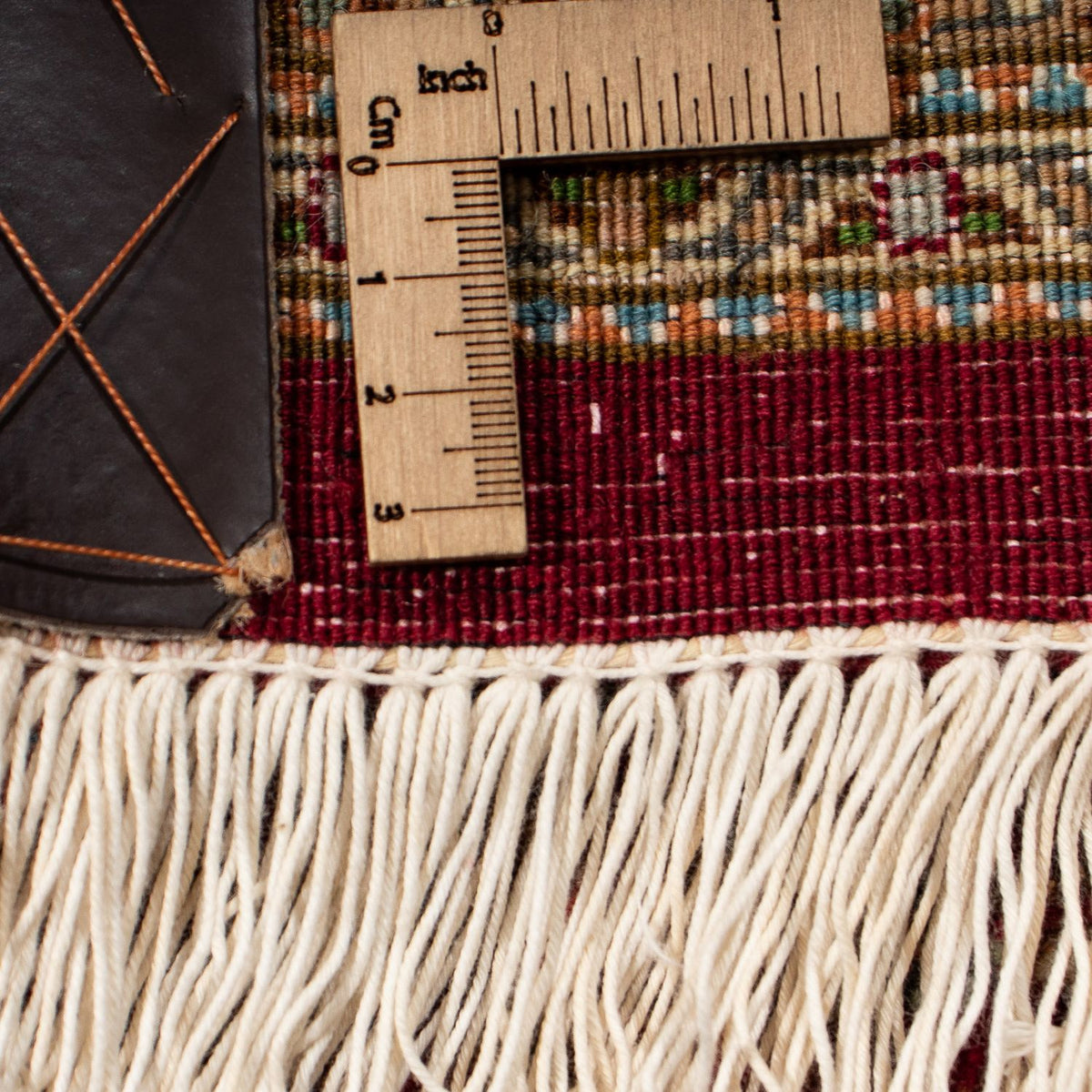 Perser Rug - Tabriz square  - 248 x 246 cm - dark red