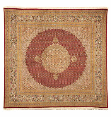 Perser Rug - Tabriz square  - 251 x 247 cm - dark red