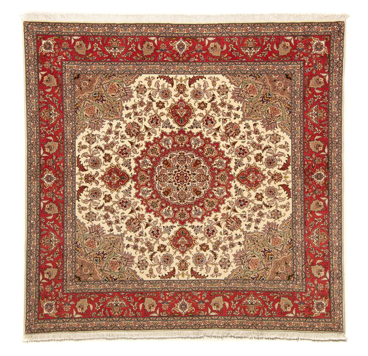 Perser Rug - Tabriz - Royal square  - 203 x 200 cm - beige