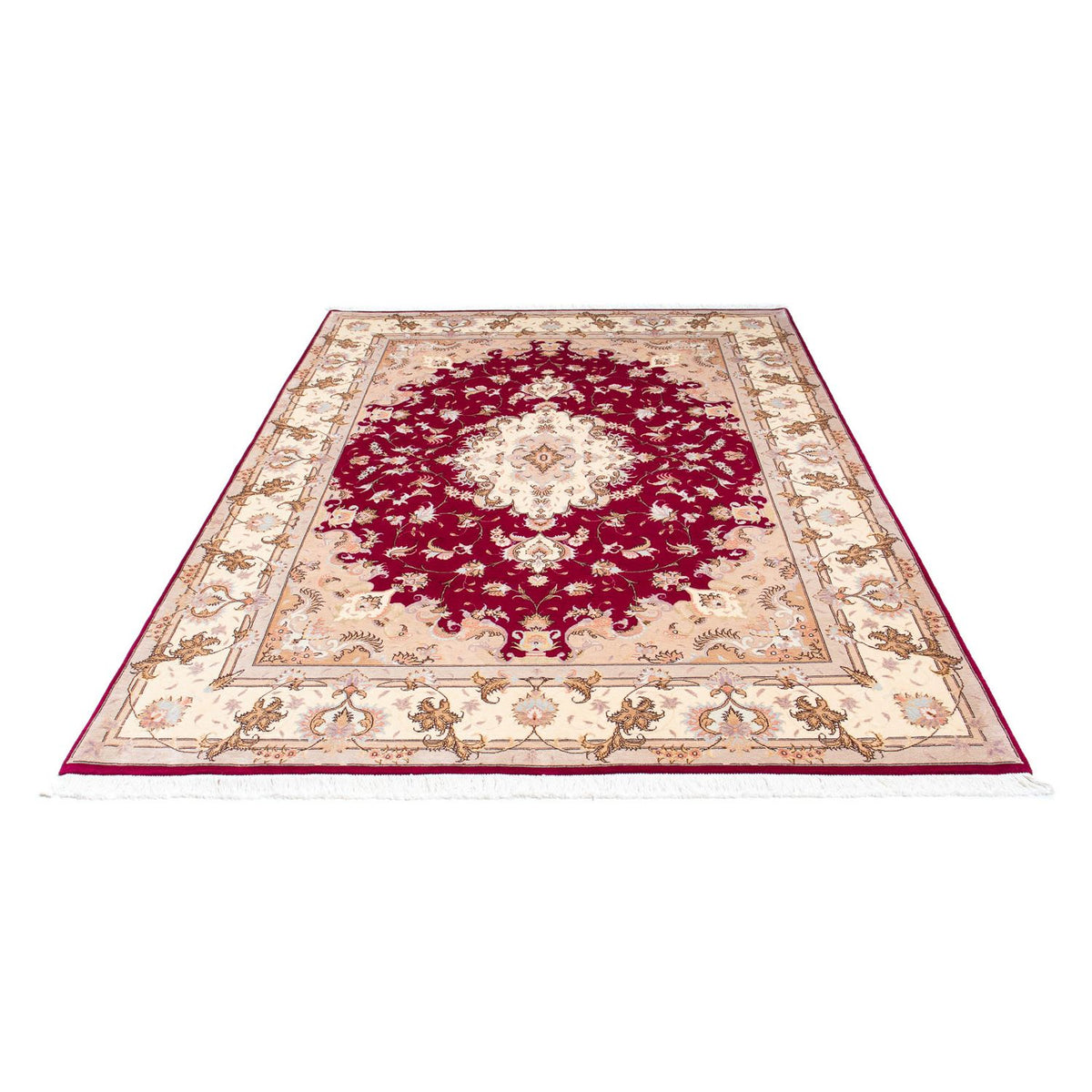 Perser Rug - Tabriz - Royal - 243 x 165 cm - dark red