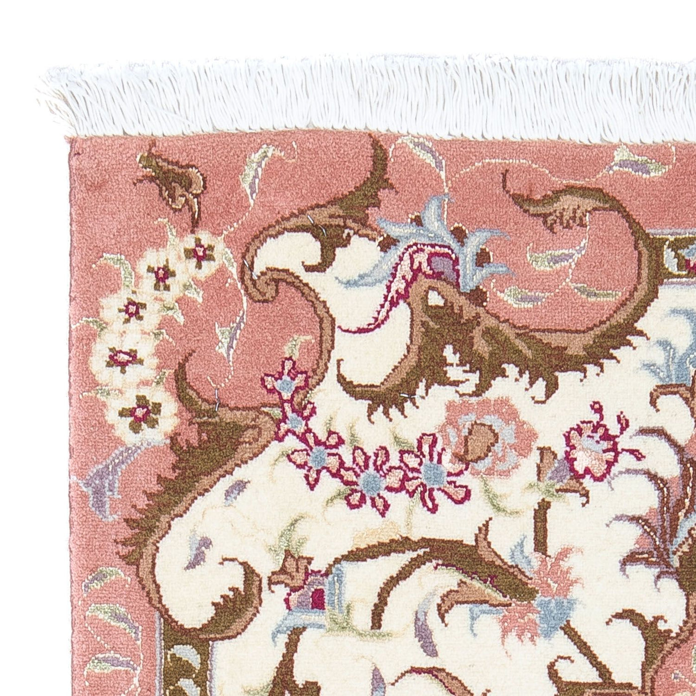 Tabriz - 50 Raj Rug 90x60cm - Persian Rugs