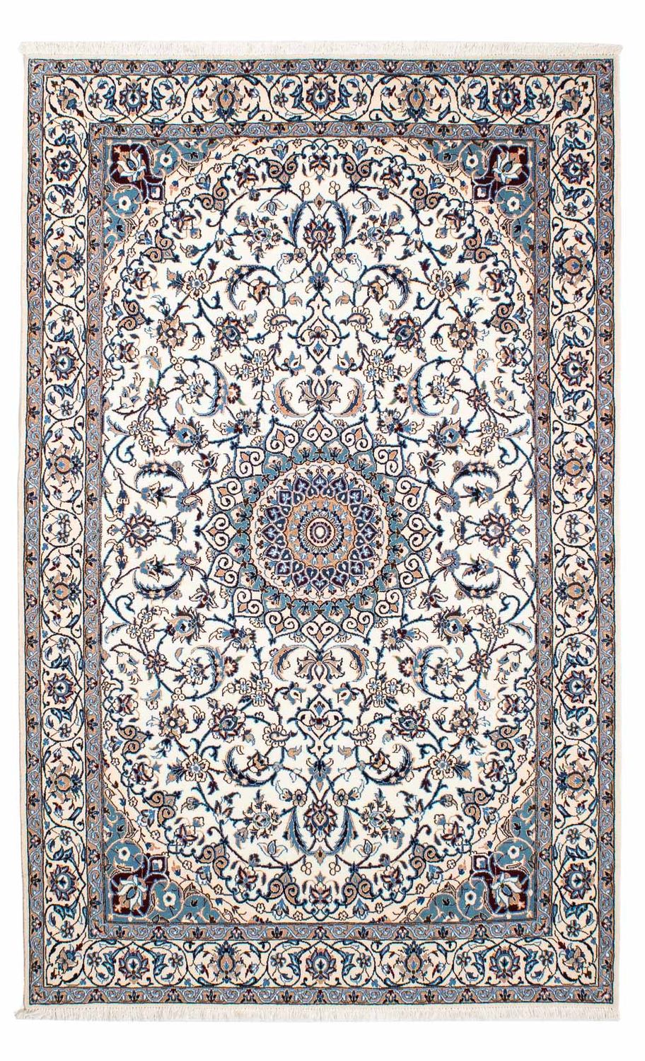 Perser Rug - Nain - Premium - 202 x 128 cm - beige