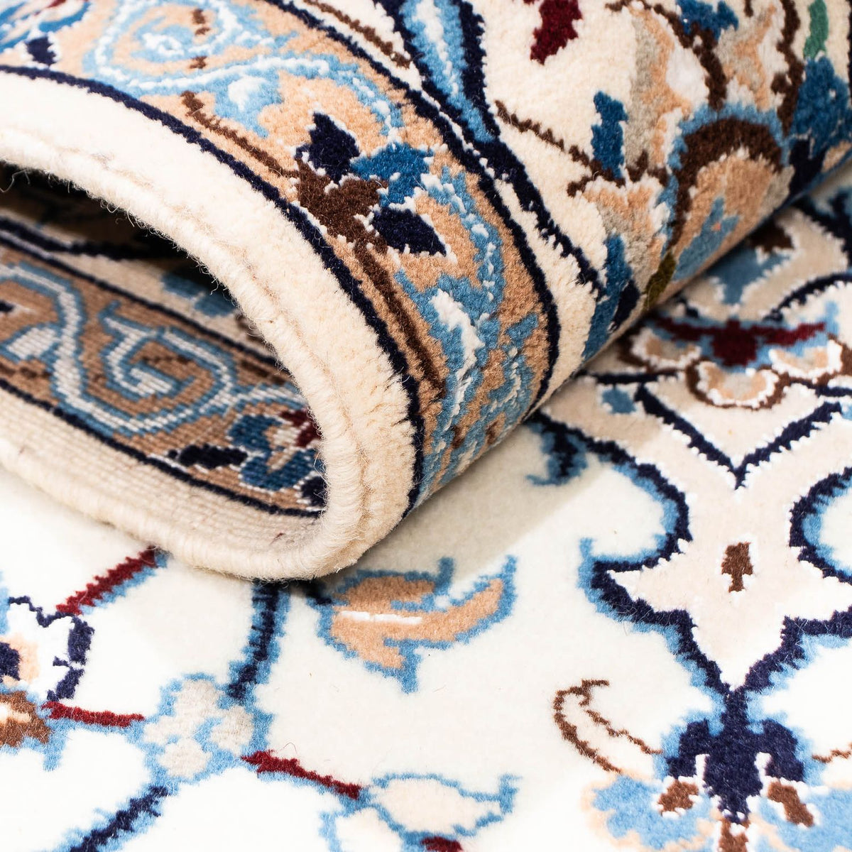 Perser Rug - Nain - Premium - 202 x 128 cm - beige