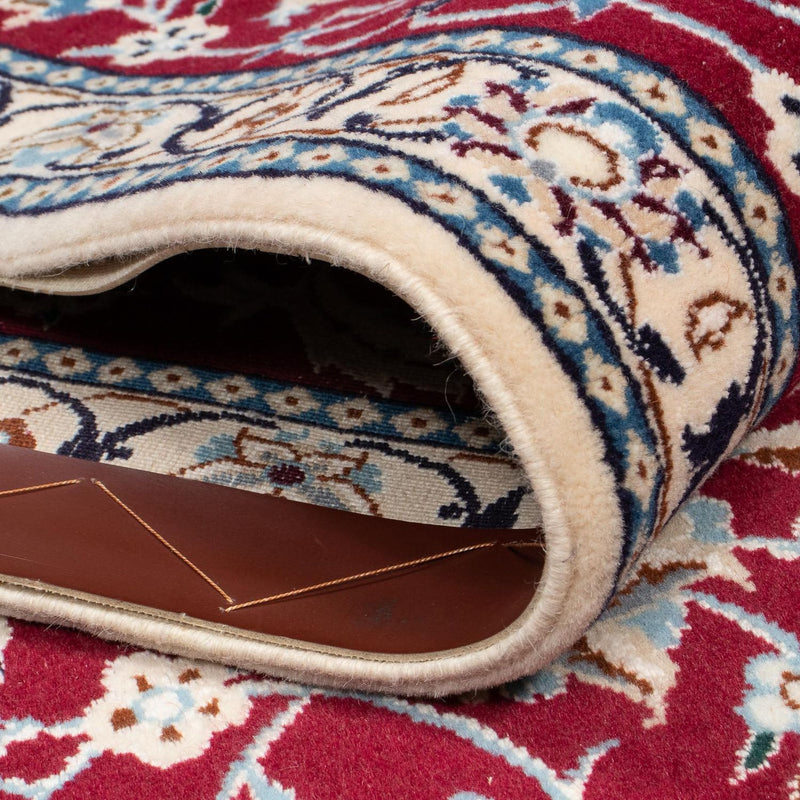 Runner Perser Rug - Nain - Royal - 393 x 89 cm - dark red