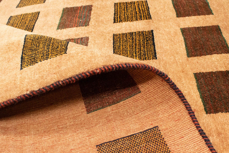 Gabbeh Rug - Loribaft Perser - 231 x 173 cm - gold