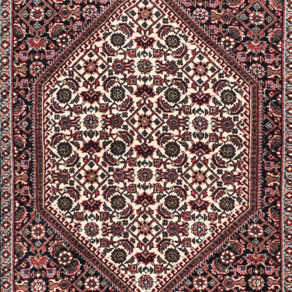 Runner Perser Rug - Bidjar - 216 x 72 cm - dark blue