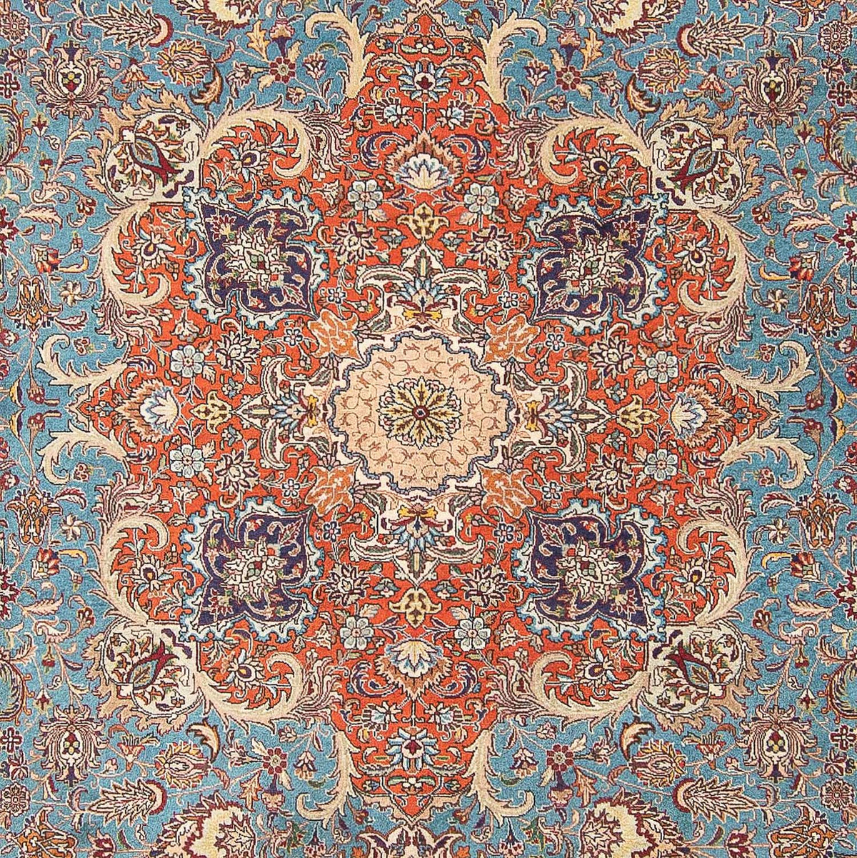 Perser Rug - Tabriz - Royal - 395 x 304 cm - light blue