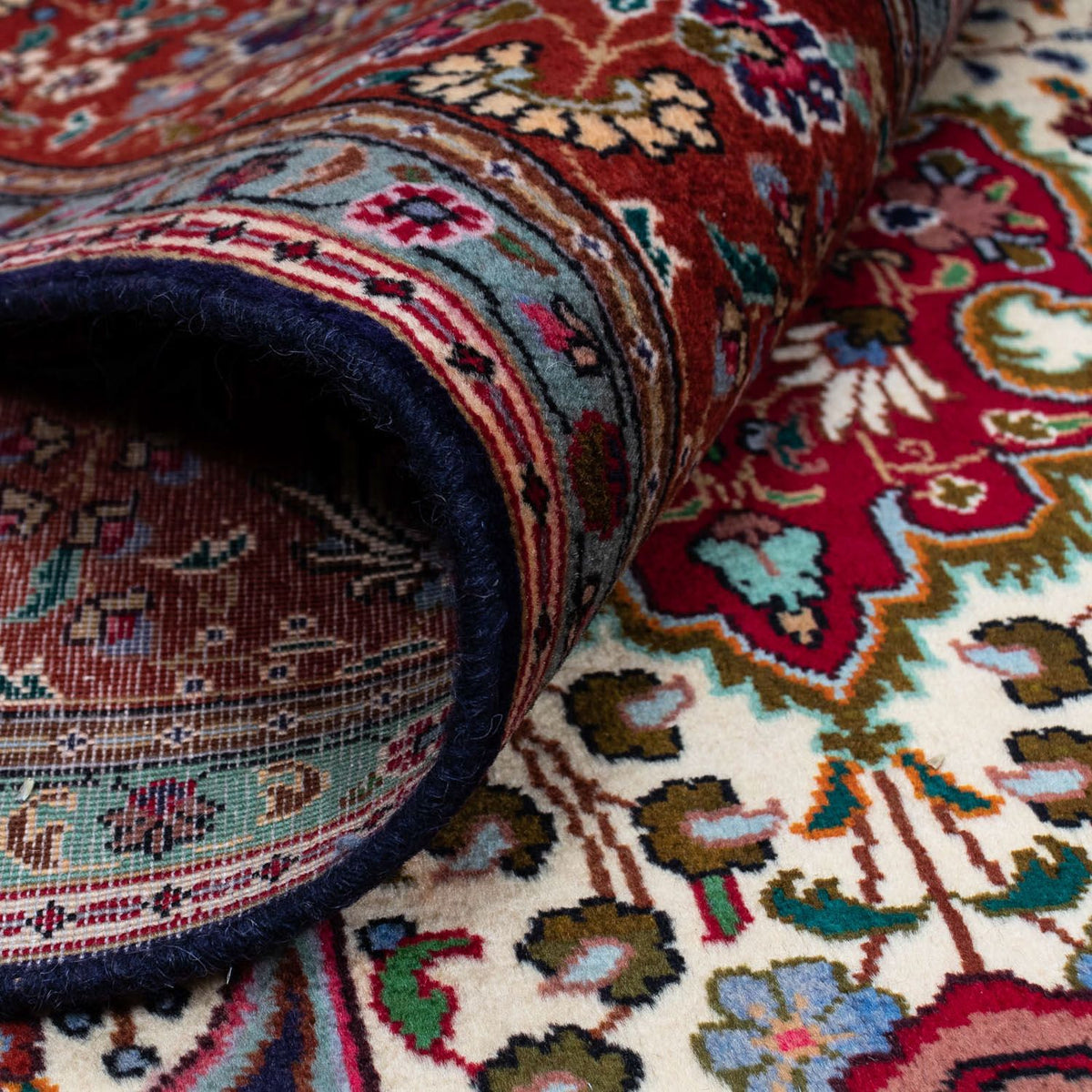 Perser Rug - Tabriz - Royal - 302 x 201 cm - dark blue