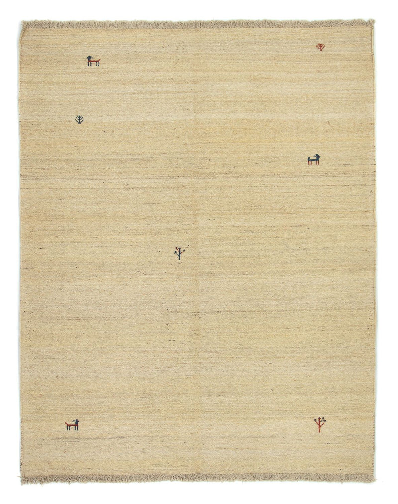 Gabbeh Rug - Perser - 206 x 158 cm - beige