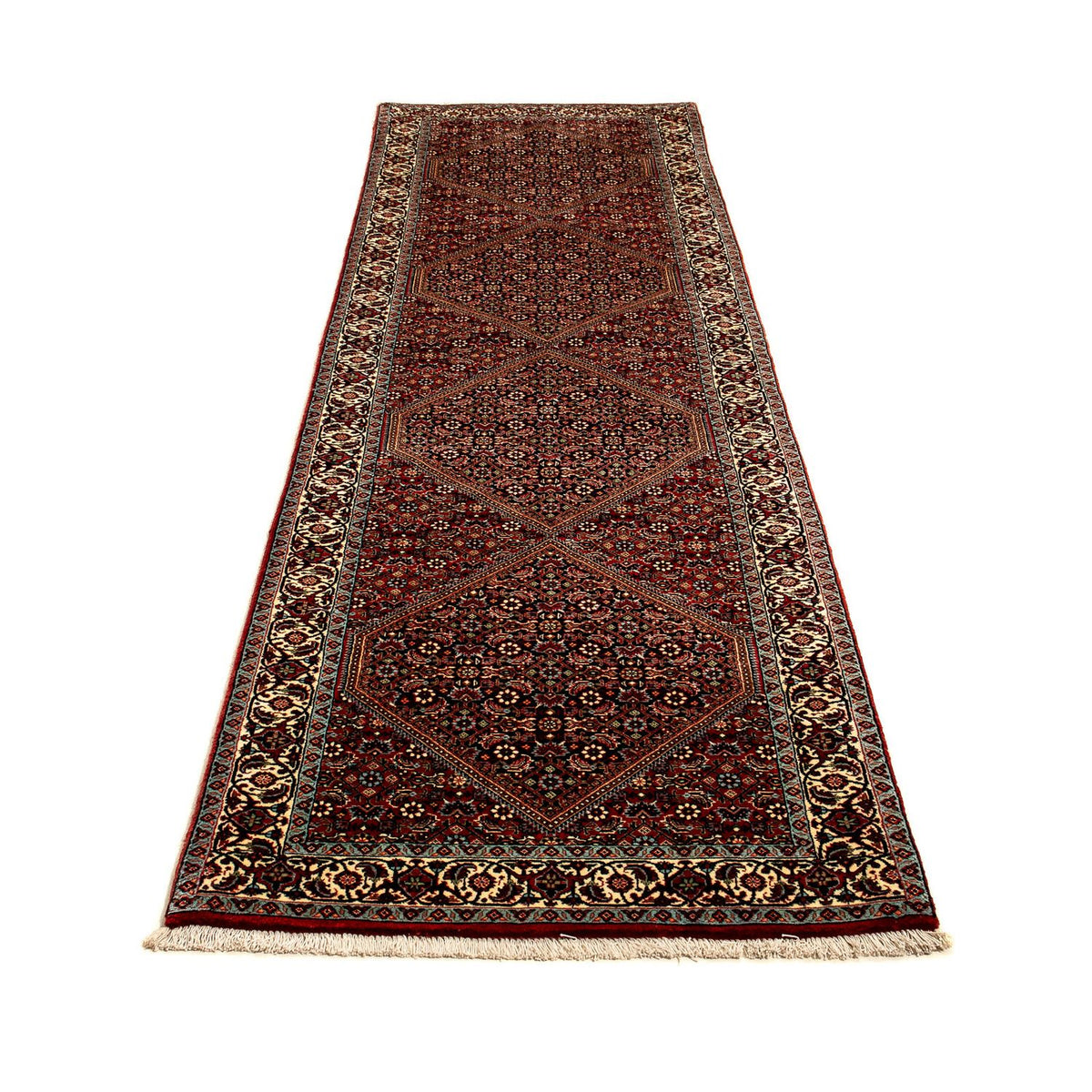 Runner Perser Rug - Bidjar - 313 x 82 cm - brown