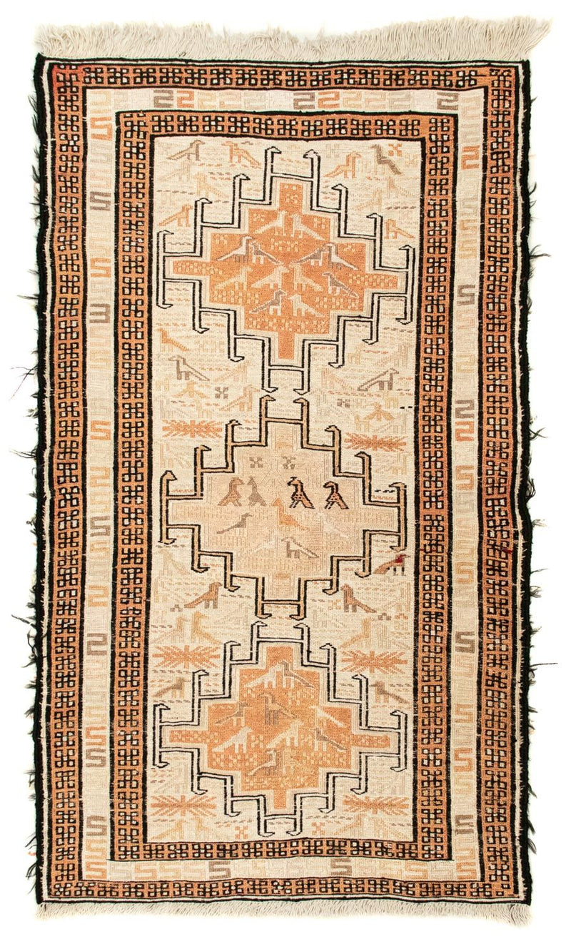 Kelim Rug - Oriental - 103 x 62 cm - beige