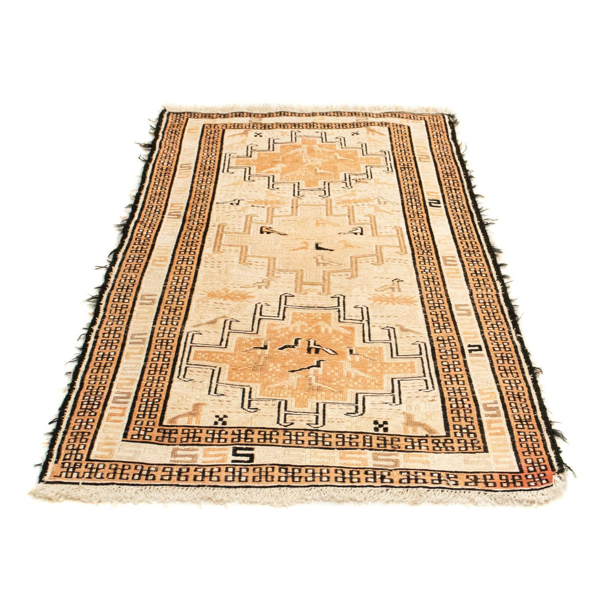 Kelim Rug - Oriental - 107 x 63 cm - beige