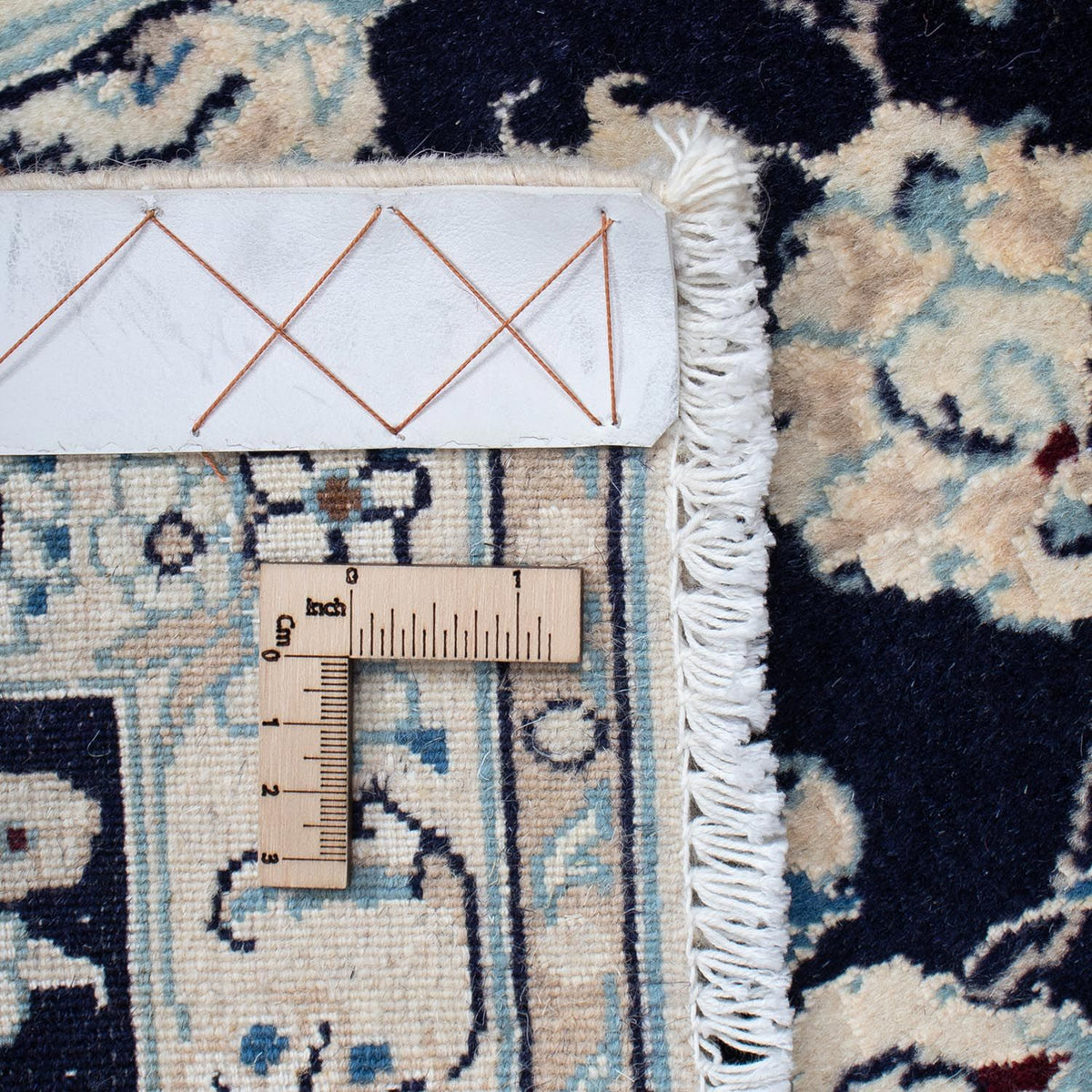 Perser Rug - Nain - Royal - 94 x 54 cm - dark blue