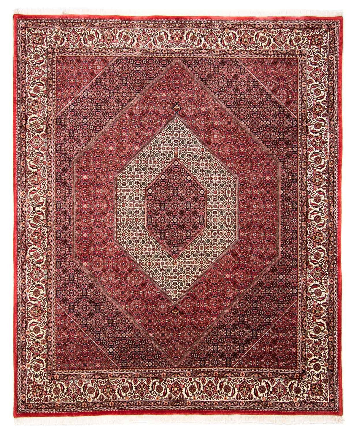 Perser Rug - Bidjar - 304 x 255 cm - dark red
