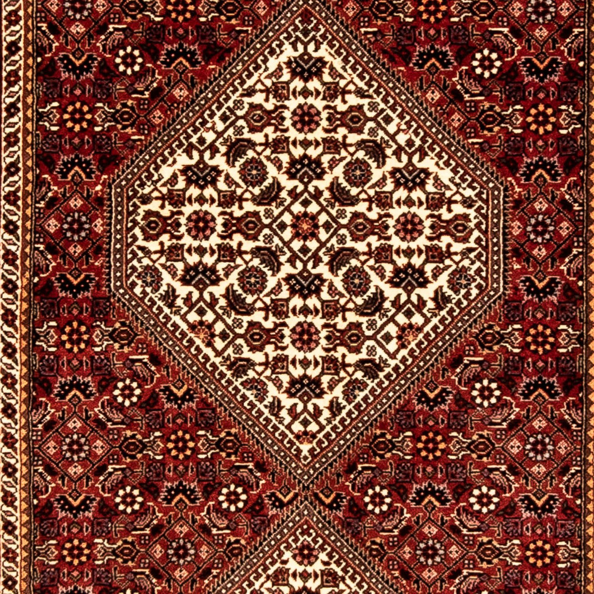 Runner Perser Rug - Bidjar - 304 x 81 cm - multicolored