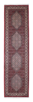 Runner Perser Rug - Bidjar - 317 x 85 cm - red