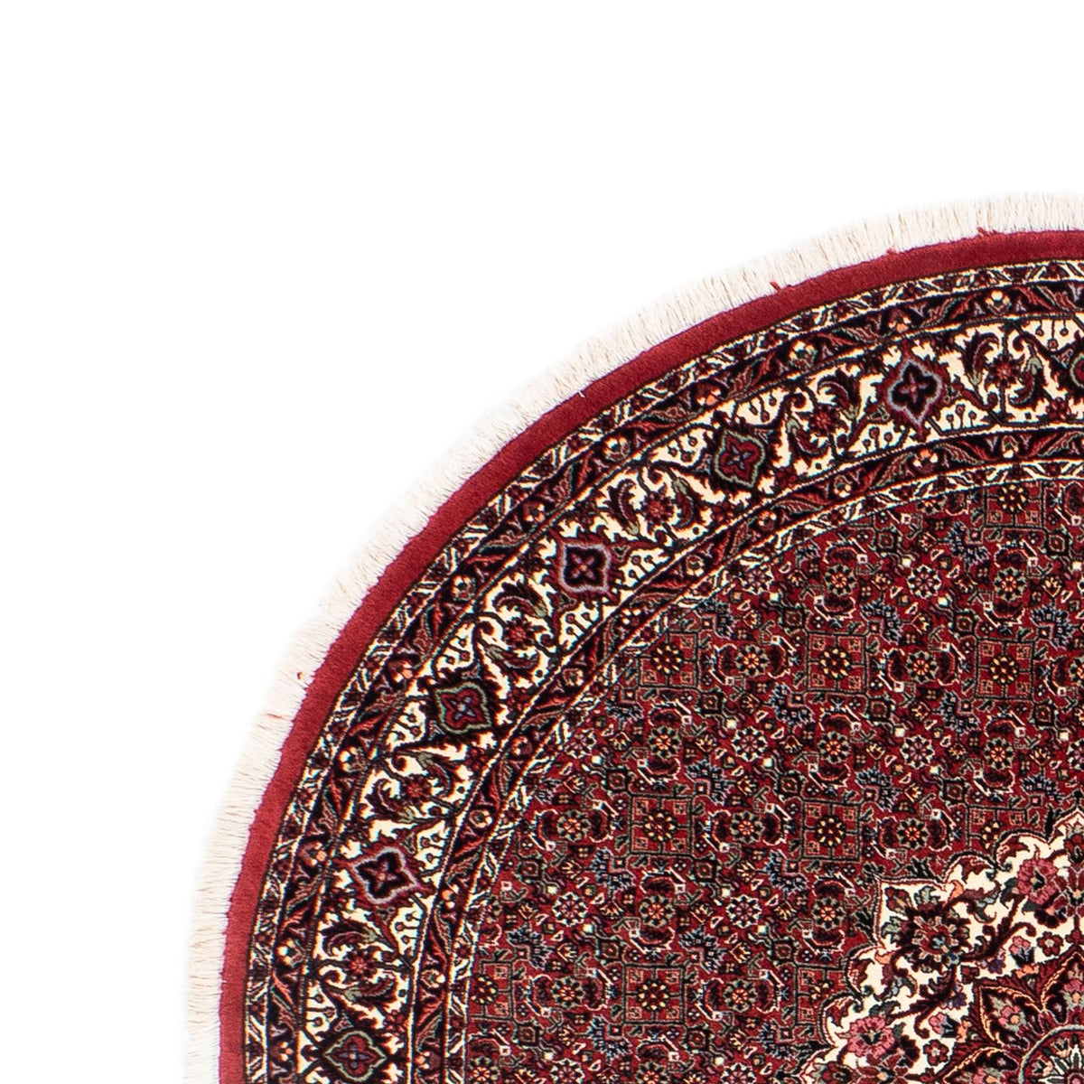 Perser Rug - Bidjar round  - 155 x 155 cm - dark red