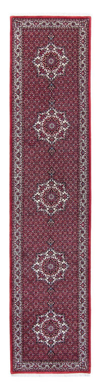 Runner Perser Rug - Bidjar - 398 x 83 cm - dark red