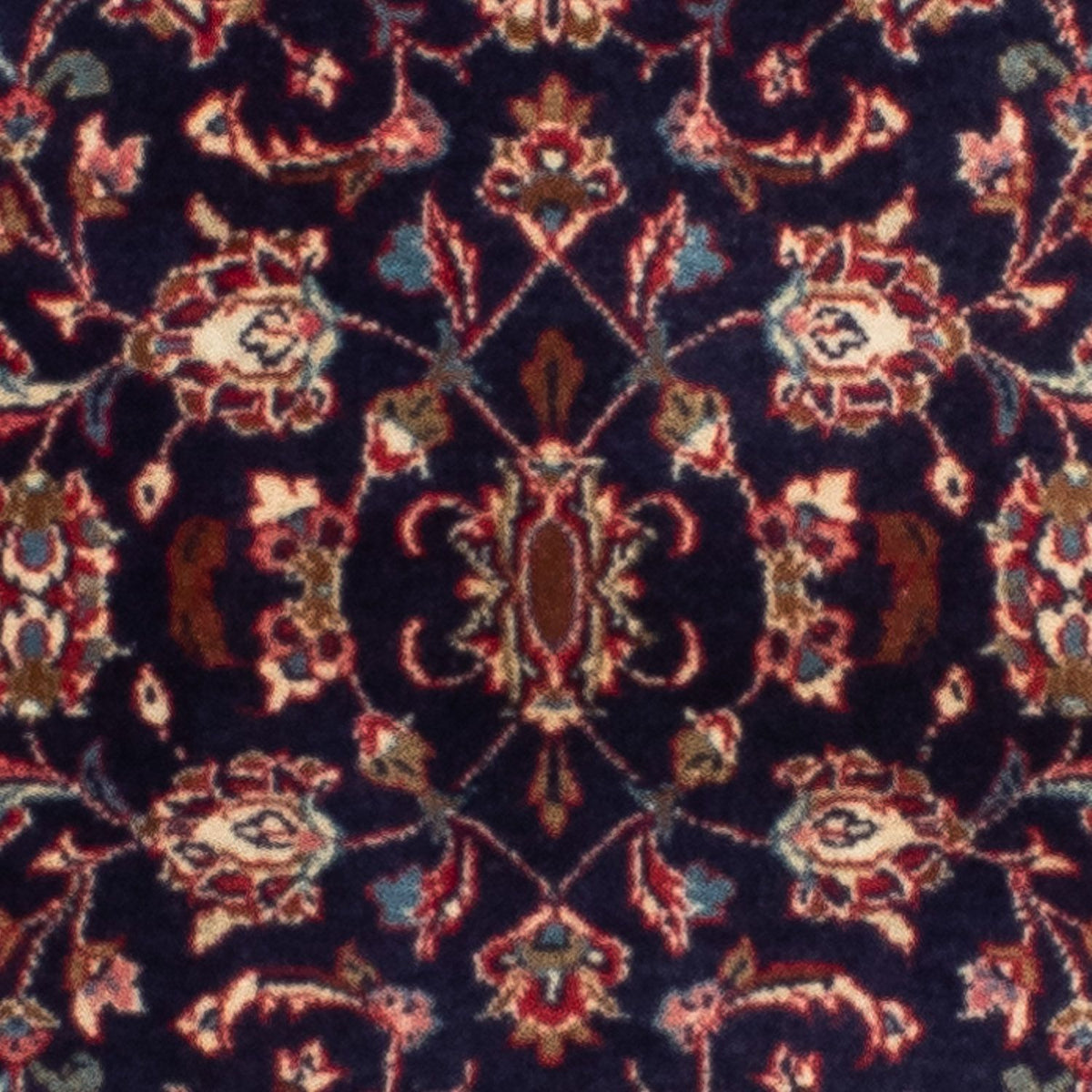 Runner Perser Rug - Keshan - 266 x 68 cm - dark blue