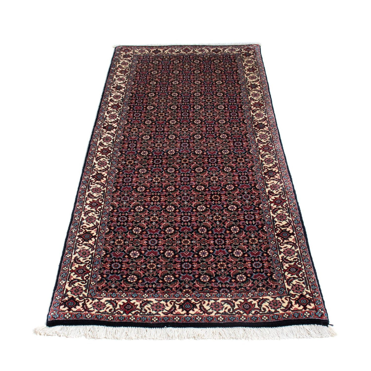 Runner Perser Rug - Bidjar - 194 x 72 cm - dark blue