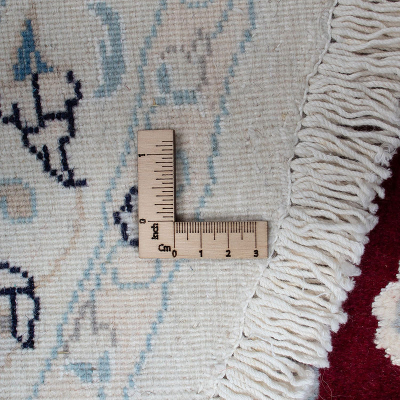 Perser Rug - Nain round  - 300 x 300 cm - dark red