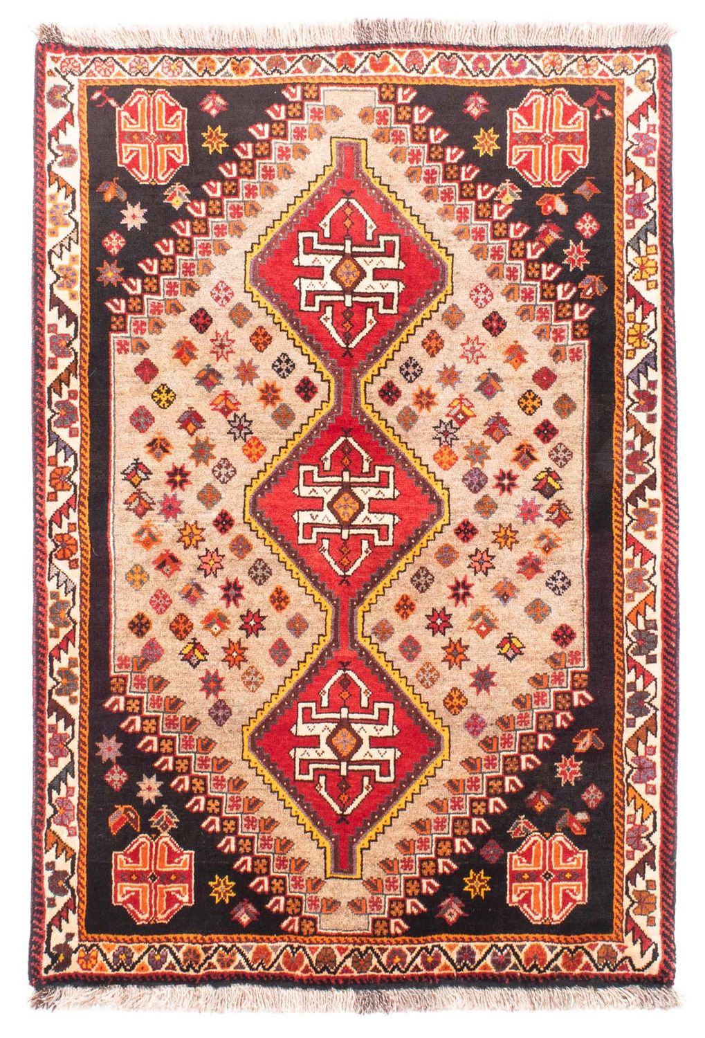 Perser Rug - Nomadic - 160 x 110 cm - light brown