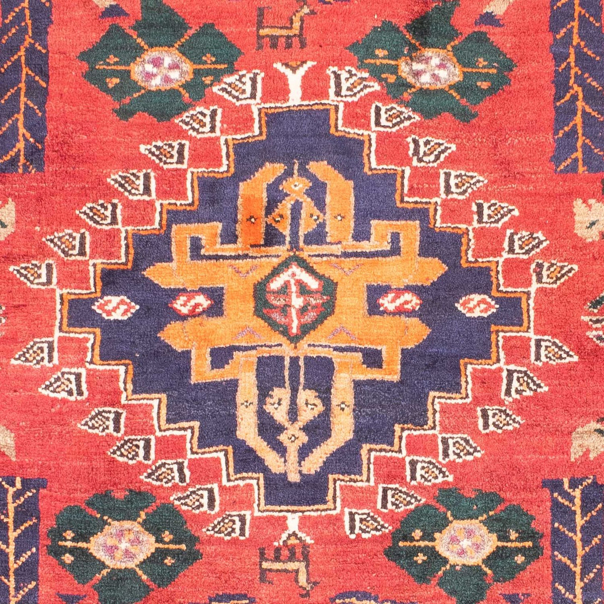 Perser Rug - Nomadic - 160 x 110 cm - dark red