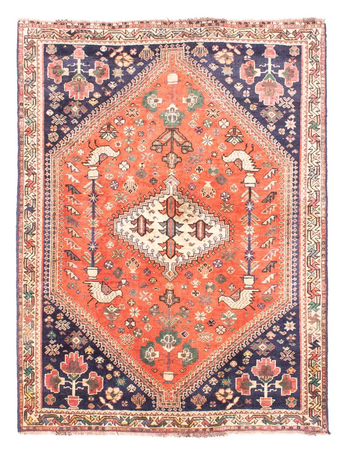 Perser Rug - Nomadic - 148 x 108 cm - light red