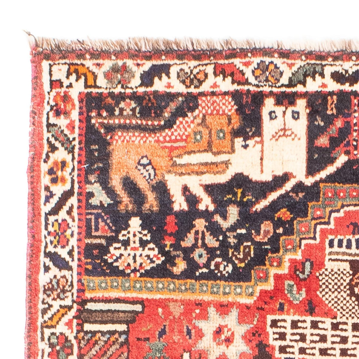 Perser Rug - Nomadic - 137 x 83 cm - red