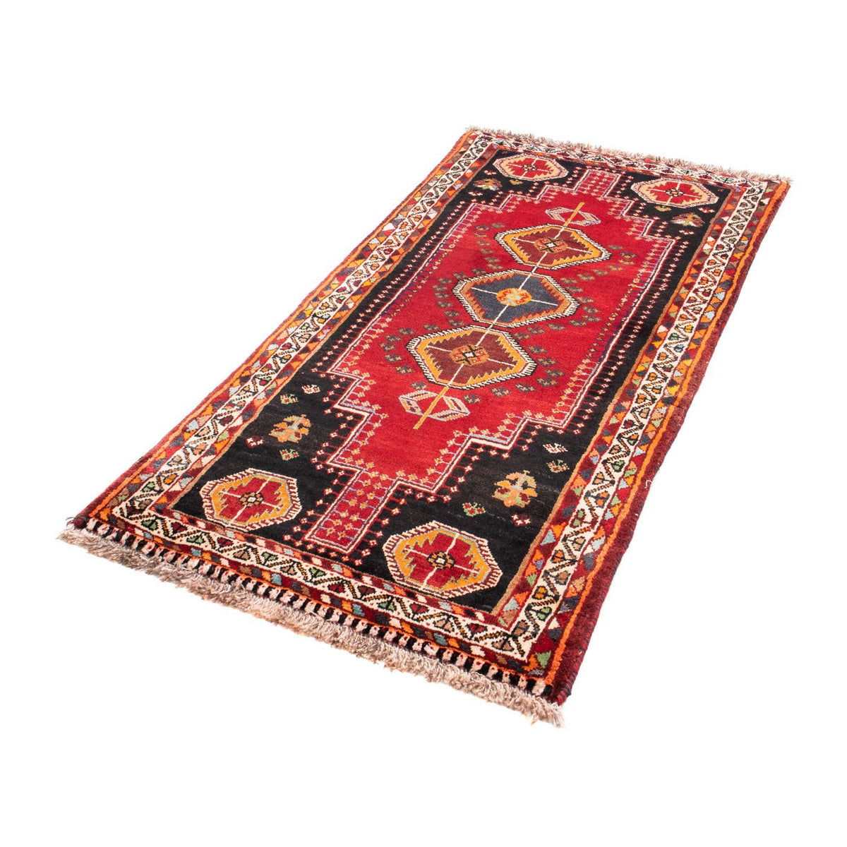 Perser Rug - Nomadic - 160 x 81 cm - dark red