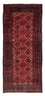 Runner Belutsch Rug - 164 x 80 cm - dark red